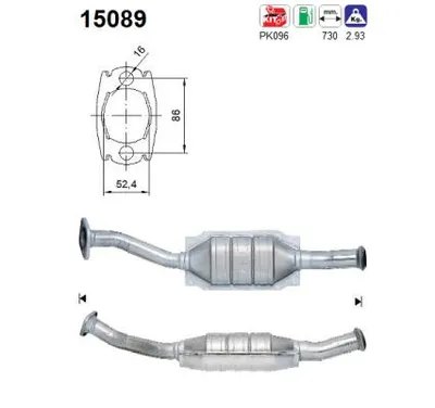 Catalytic Converter Citroën ZX · Citroën ZX Break