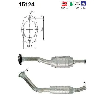 Catalytic Converter Citroën ZX · Citroën ZX Break · Peugeot 306 Convertible