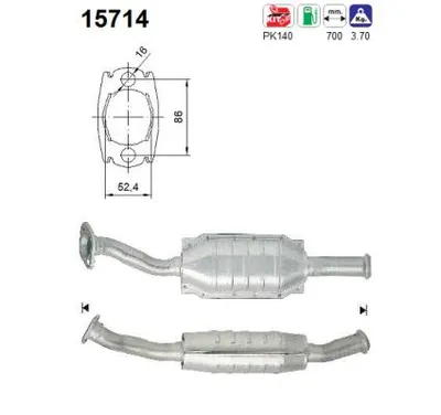 Catalytic Converter Citroën XSARA · Citroën XSARA Break · Citroën XSARA Coupe