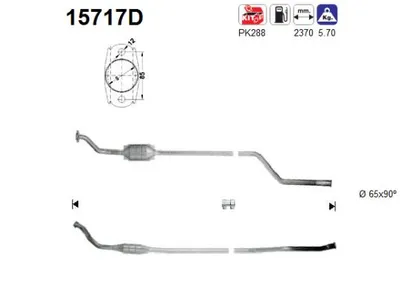 Catalytic Converter Citroën ZX · Citroën ZX Break · Citroën XSARA