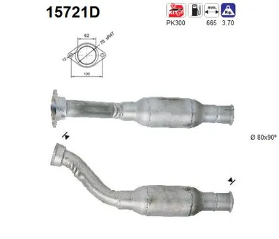 Catalytic Converter Citroën XANTIA · Citroën XANTIA Break
