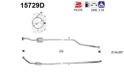 Catalytic Converter Peugeot PARTNER MPV · Citroën BERLINGO / BERLINGO FIRST Box Body/MPV · Citroën BERLINGO / BERLINGO FIRST MPV