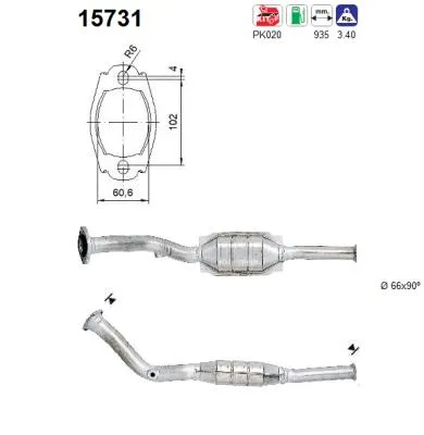 Catalytic Converter Peugeot 306 Hatchback · Peugeot 306 Convertible · Peugeot 306