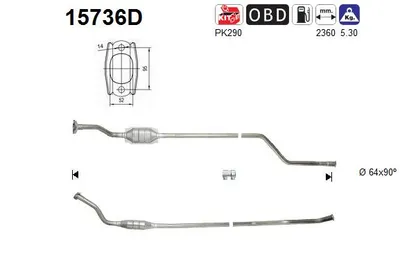 Catalytic Converter Citroën XSARA · Citroën XSARA Break · Citroën XSARA Coupe