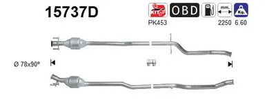 Catalytic Converter Citroën C5 I