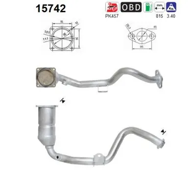 Catalytic Converter Citroën XSARA · Citroën XSARA Break · Citroën XSARA Coupe