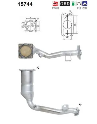 Catalytic Converter Citroën C3 I · Citroën C3 Pluriel · Citroën C2