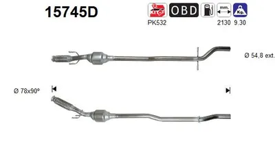 Catalytic Converter Citroën C5 I · Citroën C5 I Break
