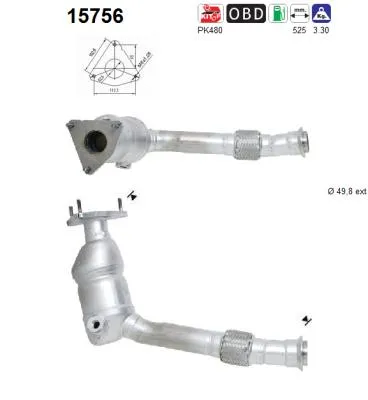 Catalytic Converter Citroën C5 I · Citroën C5 I Break