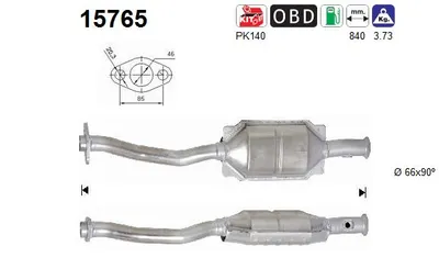 Catalytic Converter Citroën SAXO · Peugeot 106 II