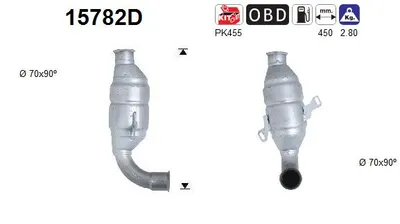 Catalytic Converter Citroën C3 I · Citroën C2 · Peugeot 1007