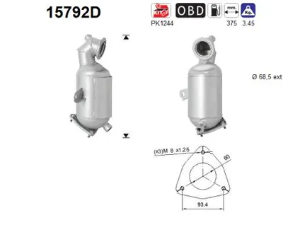 Catalytic Converter Peugeot BOXER Bus · Peugeot BOXER Van · Peugeot BOXER Platform/Chassis