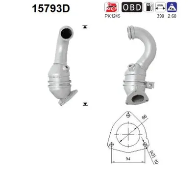 Catalytic Converter Fiat DUCATO Bus · Fiat DUCATO Van · Fiat DUCATO Platform/Chassis