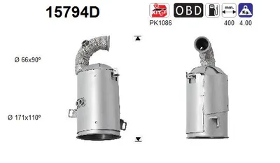 Catalytic Converter Citroën C4 II · Citroën BERLINGO MULTISPACE · Peugeot 208 I