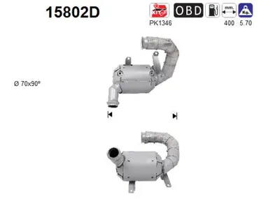 Catalytic Converter Peugeot 5008 · Peugeot 3008 I MPV · Citroën C4 PICASSO II