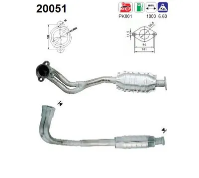 Catalytic Converter Ford ESCORT V · Ford ORION III · Ford ESCORT V Turnier