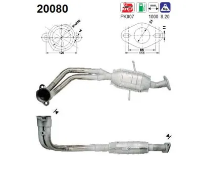 Catalytic Converter Ford MONDEO I · Ford MONDEO I Saloon · Ford MONDEO I Turnier