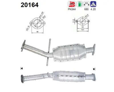 Catalytic Converter Ford ESCORT V · Ford ORION III · Ford ESCORT V Turnier