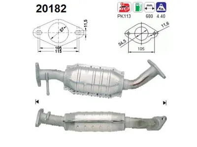 Catalytic Converter Ford MONDEO II · Ford MONDEO II Saloon · Ford MONDEO II Turnier