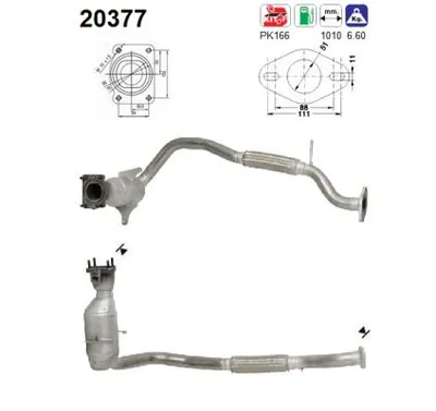Catalytic Converter Ford MONDEO II · Ford MONDEO II Saloon · Ford MONDEO II Turnier