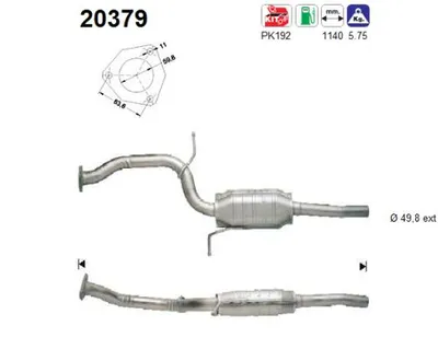 Catalytic Converter Ford GALAXY I