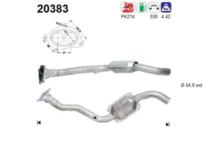 Catalytic Converter Ford TRANSIT Van · Ford TRANSIT Bus · Ford TRANSIT Platform/Chassis