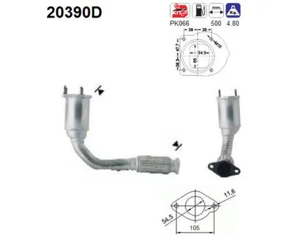 Catalytic Converter Ford MONDEO II · Ford MONDEO II Saloon · Ford MONDEO II Turnier