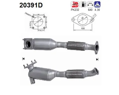 Catalytic Converter Ford FOCUS I · Ford FOCUS I Saloon · Ford FOCUS I Turnier