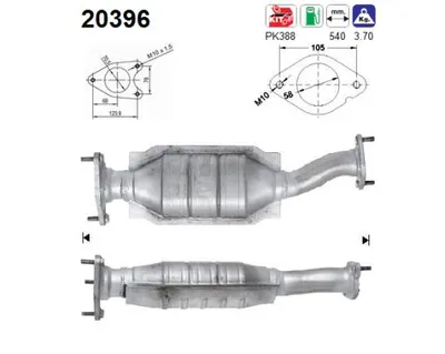 Catalytic Converter Ford MONDEO I · Ford MONDEO I Saloon · Ford MONDEO II