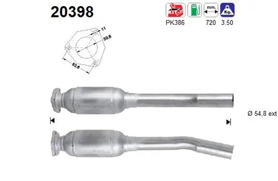 Catalytic Converter Ford GALAXY I