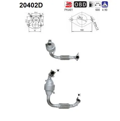 Catalytic Converter Ford FIESTA V