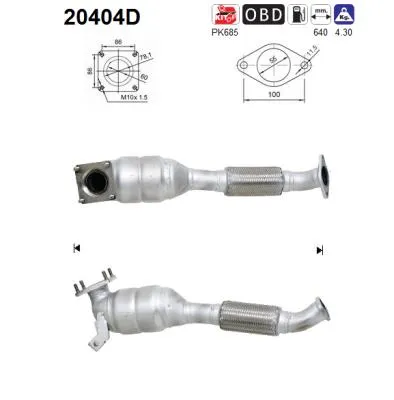 Catalytic Converter Ford FOCUS I · Ford FOCUS I Saloon · Ford FOCUS I Turnier