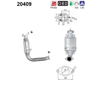 Catalytic Converter Ford FOCUS I · Ford FOCUS I Saloon · Ford FOCUS I Turnier