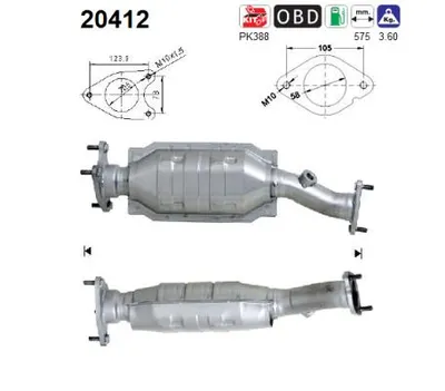 Catalytic Converter Ford MONDEO III Saloon · Ford MONDEO III · Ford MONDEO III Turnier