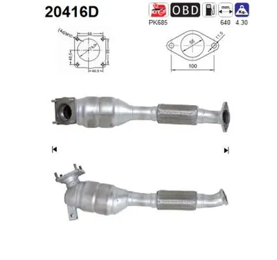 Catalytic Converter Ford TRANSIT CONNECT