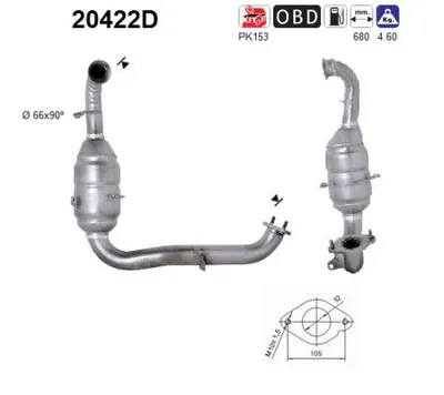 Catalytic Converter Ford FOCUS C-MAX · Mazda 3 Saloon · Mazda 3