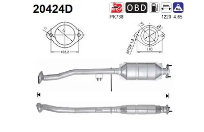 Catalytic Converter Ford RANGER