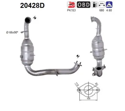 Catalytic Converter Ford FOCUS C-MAX · Ford FOCUS II Turnier · Ford FOCUS II