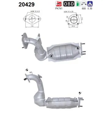 Catalytic Converter Ford FOCUS I · Ford FOCUS I Turnier
