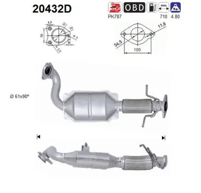 Catalytic Converter Ford FOCUS II · Ford FOCUS II Turnier · Ford FOCUS C-MAX