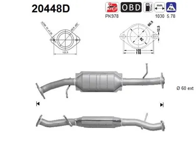 Catalytic Converter Ford RANGER