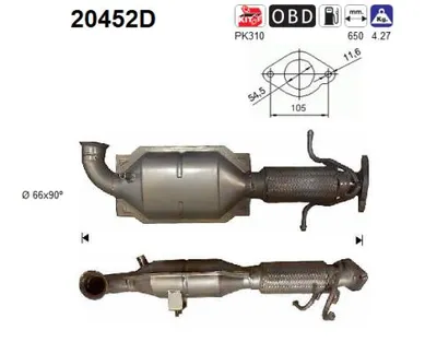 Catalytic Converter Ford FOCUS II · Ford FOCUS II Turnier · Ford FOCUS II Saloon
