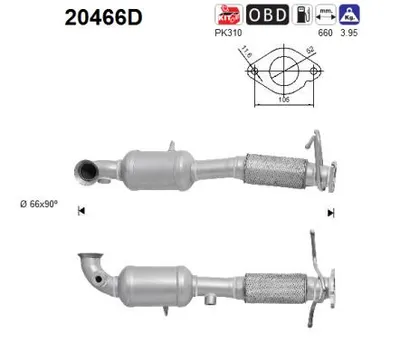 Catalytic Converter Ford KUGA I
