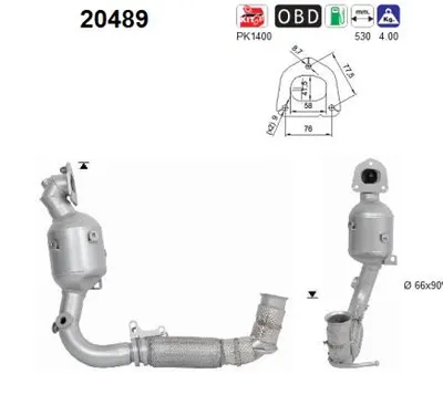 Catalytic Converter Ford FIESTA VII
