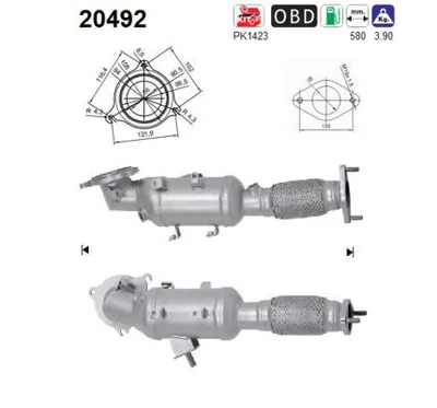 Catalytic Converter Ford FIESTA VI · Ford FIESTA VI Van
