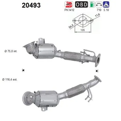 Catalytic Converter Ford FOCUS IV · Ford FOCUS IV Turnier · Ford FOCUS IV Saloon