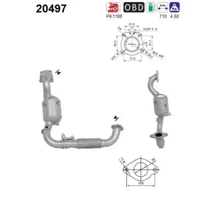 Catalytic Converter Ford FOCUS III · Ford FOCUS III Turnier · Ford FOCUS III Saloon