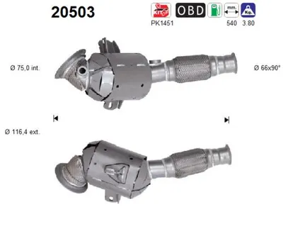 Catalytic Converter Ford PUMA · Ford FIESTA VII · Ford FIESTA VII Van