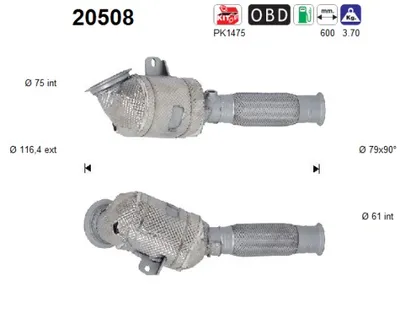Catalytic Converter Ford FIESTA VII · Ford PUMA