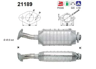 Catalytic Converter Opel ASTRA F Hatchback · Opel ASTRA F Estate · Vauxhall ASTRA Mk III Hatchback